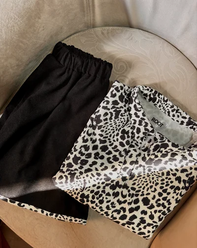 ست دو تیکه راحتی پلنگی